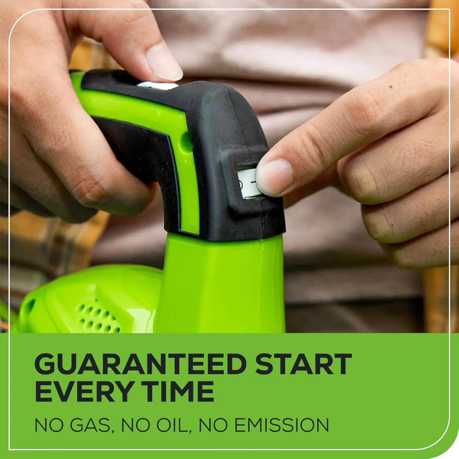 منفاخ أوراق الشجر 40 فولت، 150 ميلا في الساعة، خفيف الوزن وهادئ مع بطارية وشاحن للعناية بالعشب