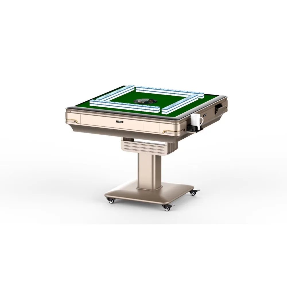 Wholesale Electric Mahjong Machine Meal Playing Cards Dual-use Multi-color Optional Movable Folding Automatic Mahjong Table