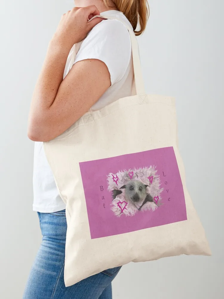 Batzilla- Bat Love Tote Bag women bag Shopper Canvas Tote Bag