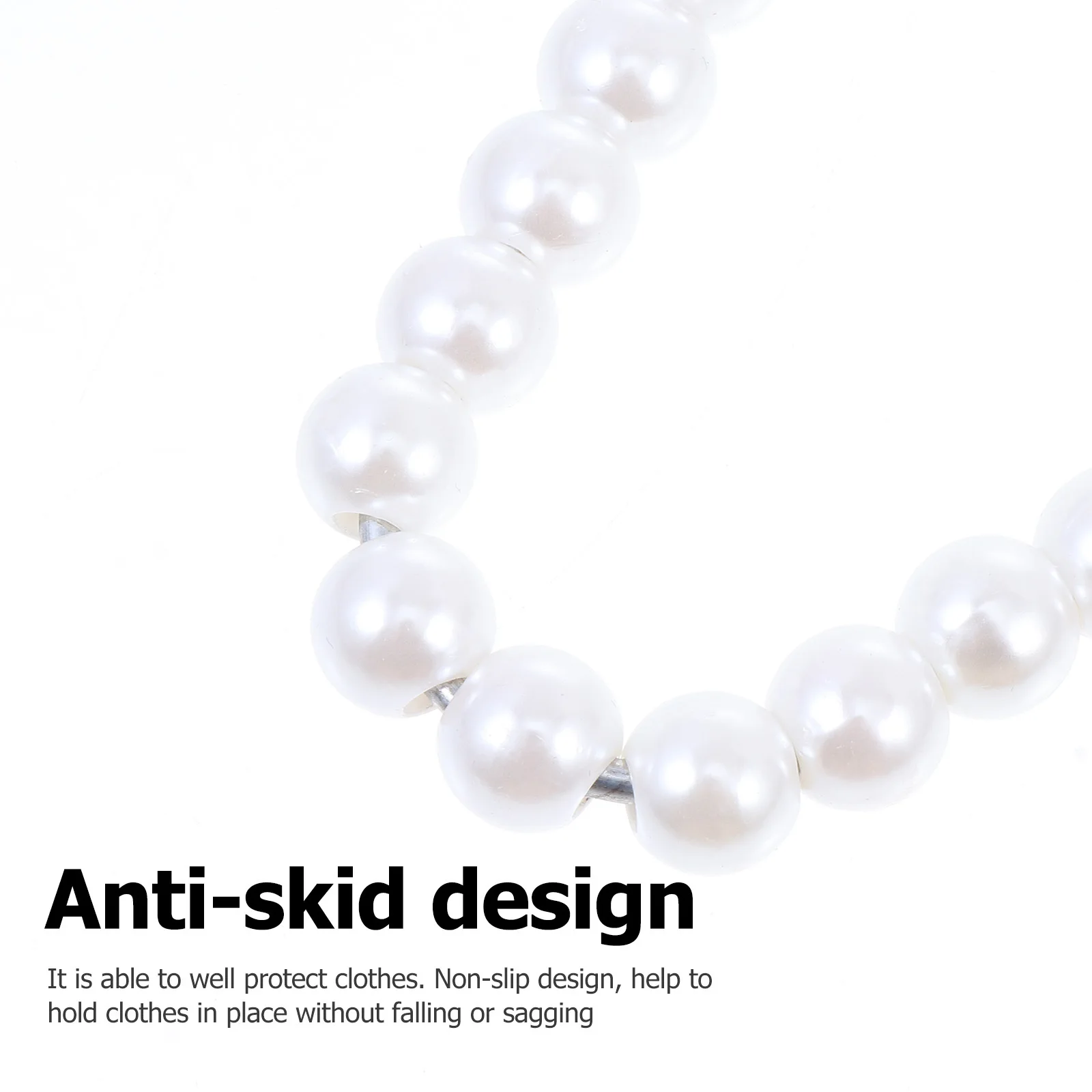 

2pcs Pearl Butterfly Knot Hangers Decorative Clothes Hangers For Home Clothing Store Multipurpose Coat Dress Skirt Hanger Drying