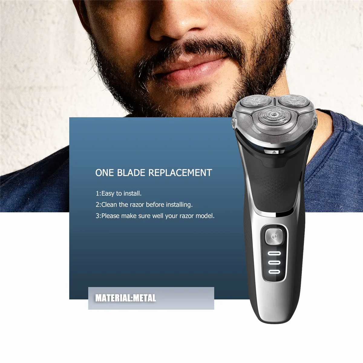 1 pz HQ9 testina di ricambio lama di rasoio per Philips Shaver HQ8200 HQ8240 HQ8241 HQ8250 HQ8260 HQ8261 HQ8270CC HQ8290 HQ9