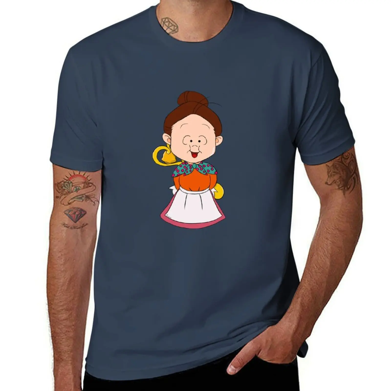 

Old anime mrs pepper pot T-Shirt Water Resistant Casual T-Shirt