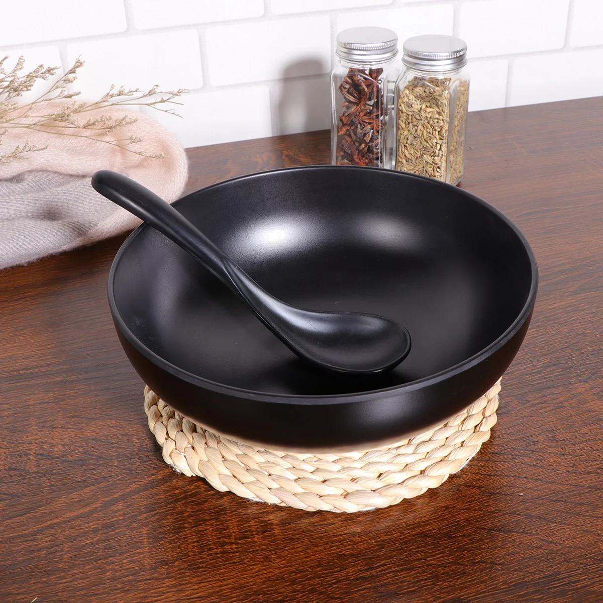 Melamine Tableware Noodle Container Bowl Serving Utensils Spaghetti Ramen Bowls Microwavable