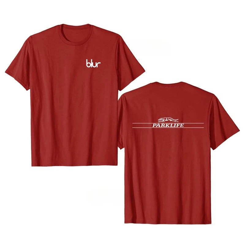 New Summer Blur Band's British Rock Punk Music Cotton Loose-fit Ready-to-wear American Casual Printed Short-sleeved T-shirt