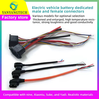 For Ninebot NIU SOCO Battery Charging Head Female Seat B110P E100 E200 TCTS Battery Connector