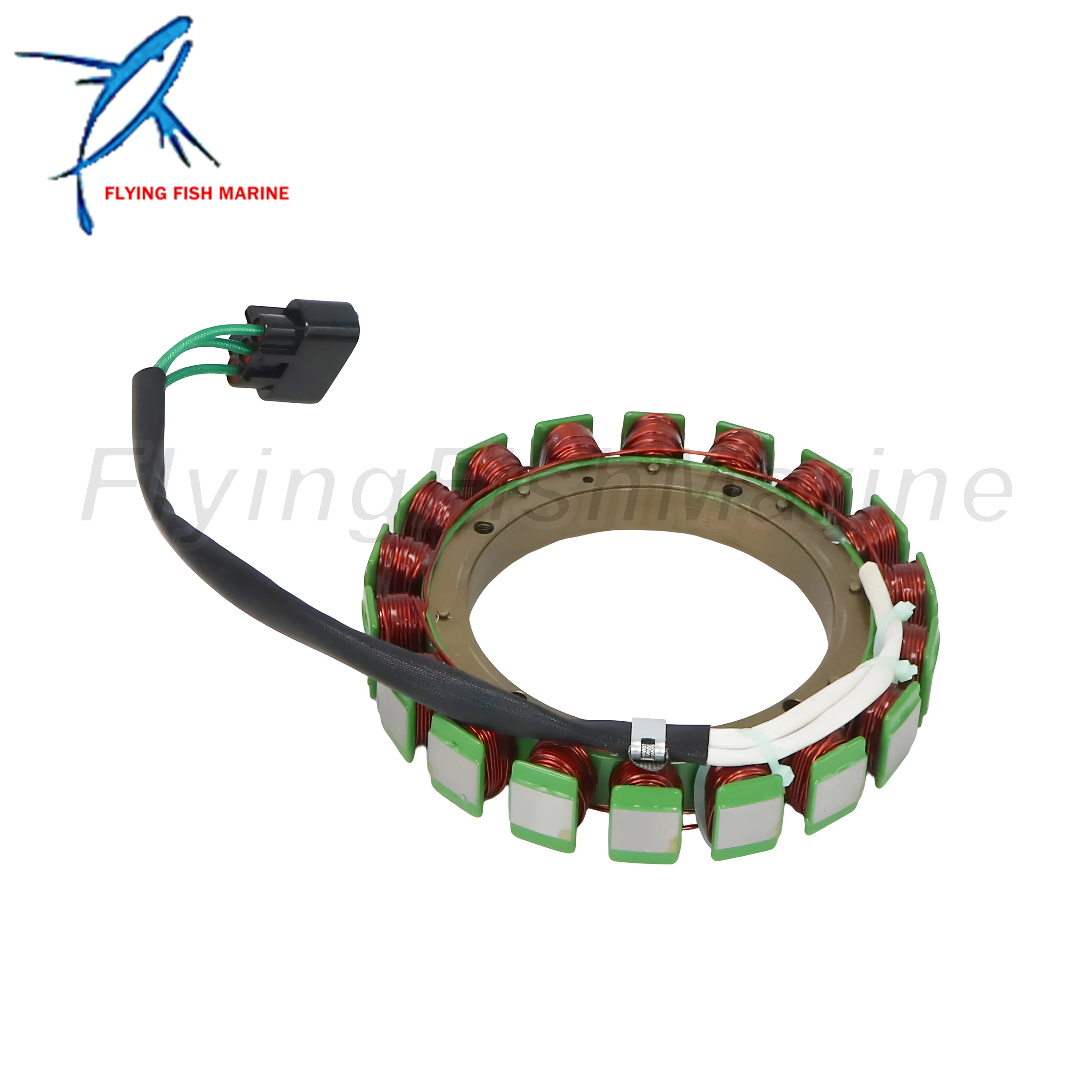 Outboard Engine 63P-81410-00 Magneto Stator for Yamaha 150HP F150 LF150, 18 Coil 3 Wire 2004-2020 4-Stroke