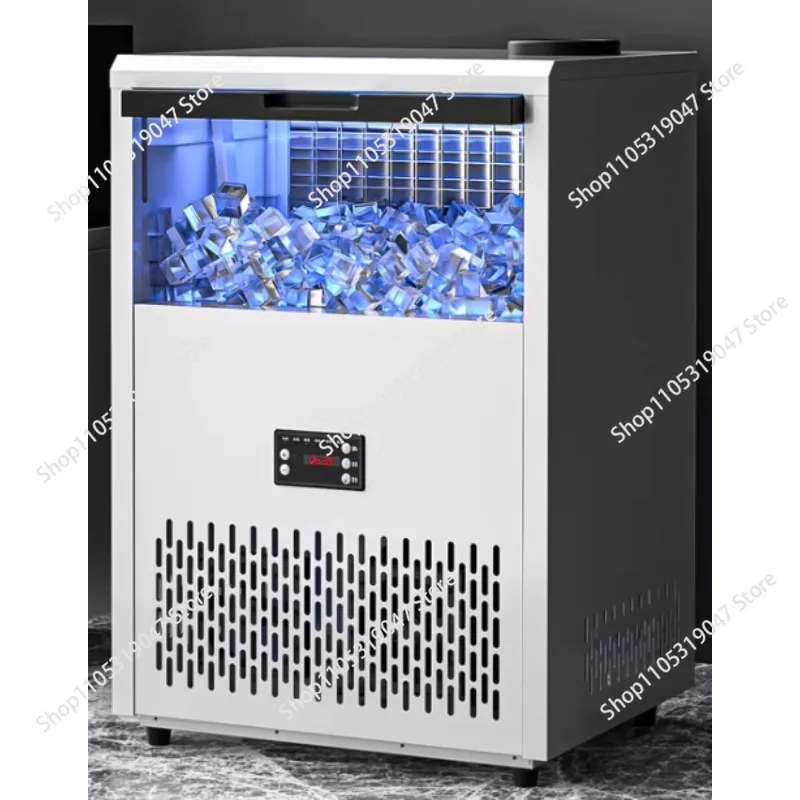 commercial small milk tea shop coffee shop ice machine automatic large ice cube machine