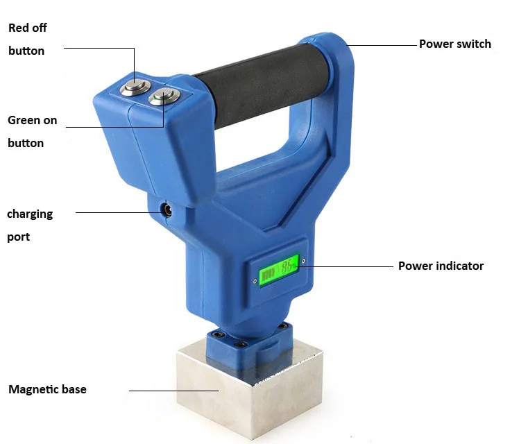 Electric Permanent Magnet Lifting Device, Portable Steel Plate Magnetic Pick‑up Hoist, Safety‑Focused Magnetic Lifting Equipment