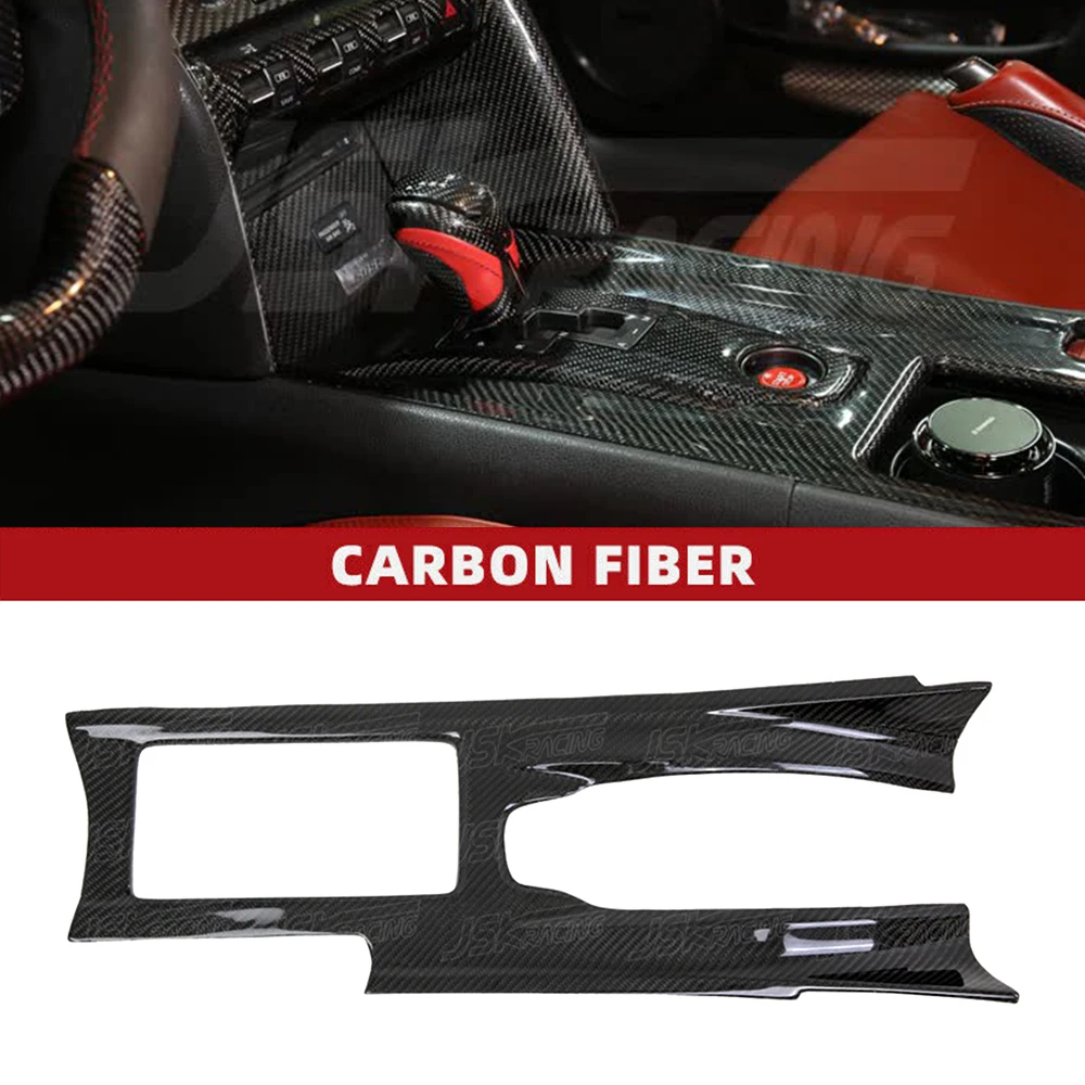 

Dry Carbon Fiber Center Console Skin Cover Lhd For Nissan R35 Gtr 2008-2016