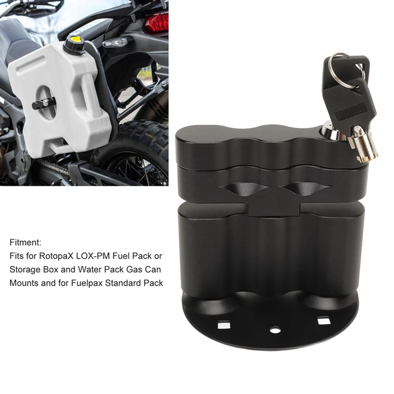 Super Sale Gas Can Pack Mount Lock Fuel Container Locking System for Water Pack Gas Can