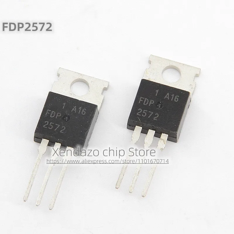 5pcs/lot FDP2572 2572 TO-220 package 29A/150V Original genuine MOS Field effect transistor