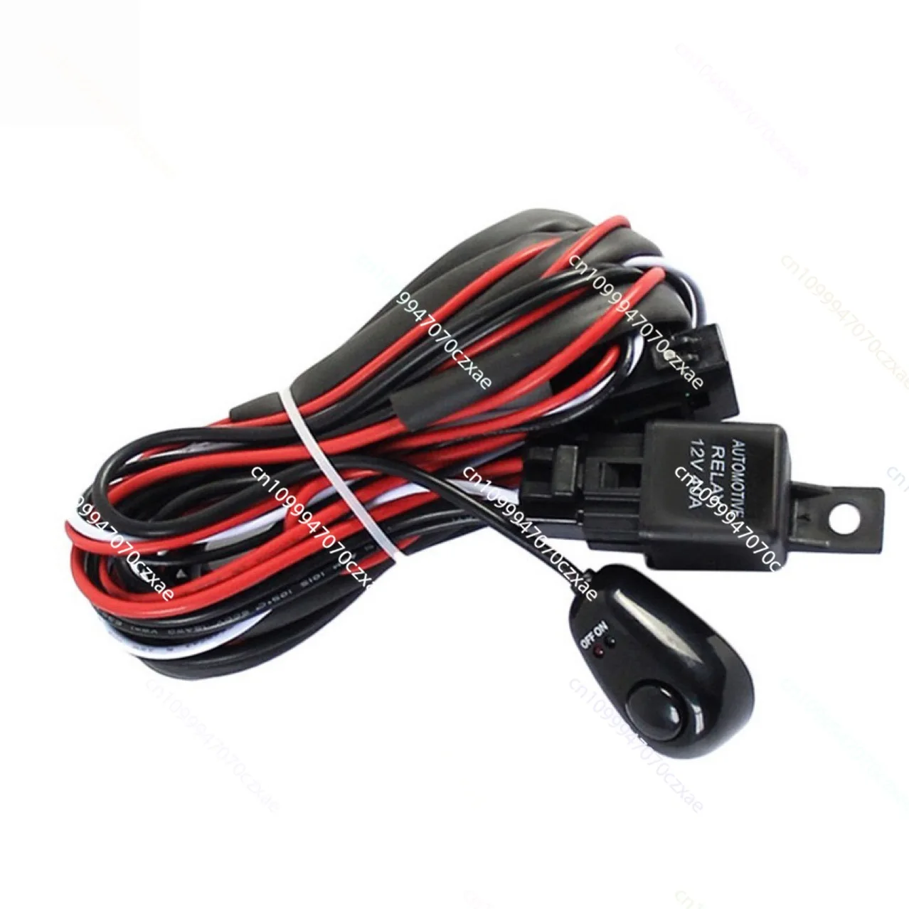 

For Offroad LED Light Bar Wiring Harness Fog Lamp Switch Cable 1 to 2 Work Light Wire