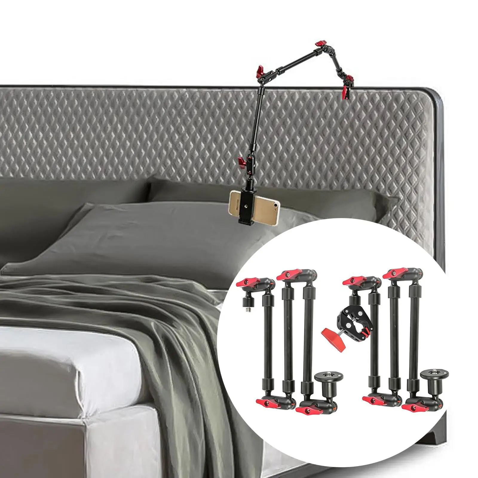 

Кронштейн камеры, регулируемые портативные фрикционные рычаги из алюминиевого сплава, крепление для видео