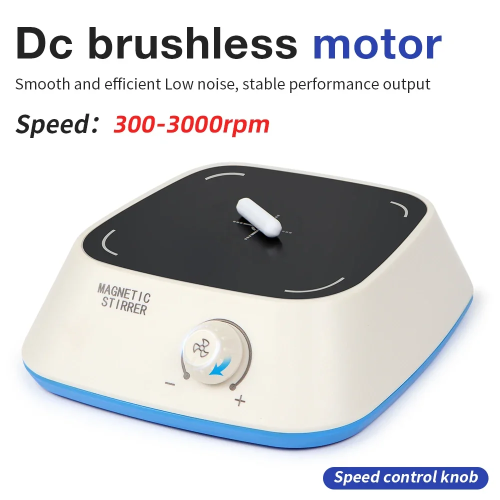 Yieryi 3L Lab Magnetic Stirrer 3000RPM Mini Stirrer DC Brushless Motor Liquid Mixer for Home Laboratory Scientific Research