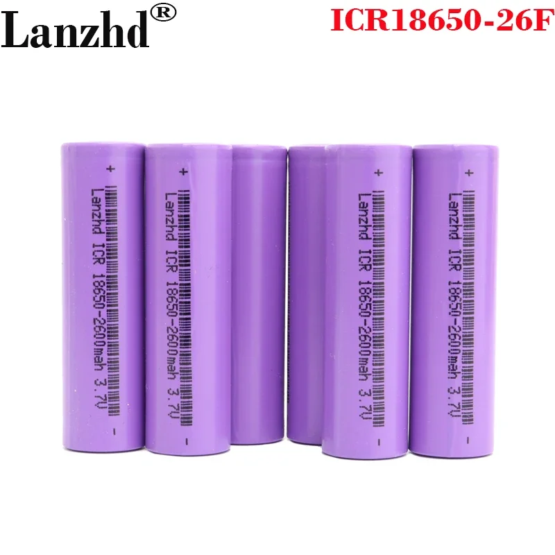 

25 PCS 5C battery 18650 batteries Power lithium 2600mah 3.7V Li-lon battery for Electric drill Toy Electronic cigarettes