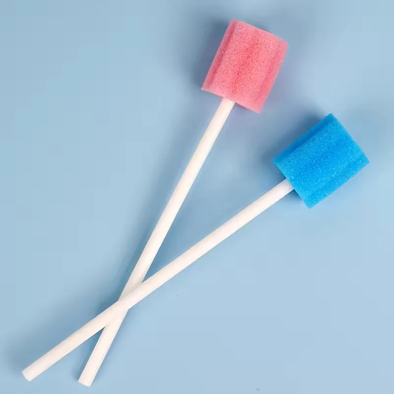 100Pcs Disposable Oral Care Sponge Swabs - Medical Grade Independent Packing Soft Sponge Sticks for Personal Hygiene Oral Health
