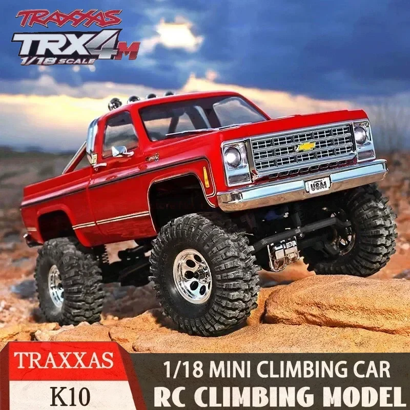 Traxxas Trx-4m K10 1/18 RC Car Climbing Car Height Cross Version Off-road Vehicle Remote Control Car Model Adult Boy Toy Gift