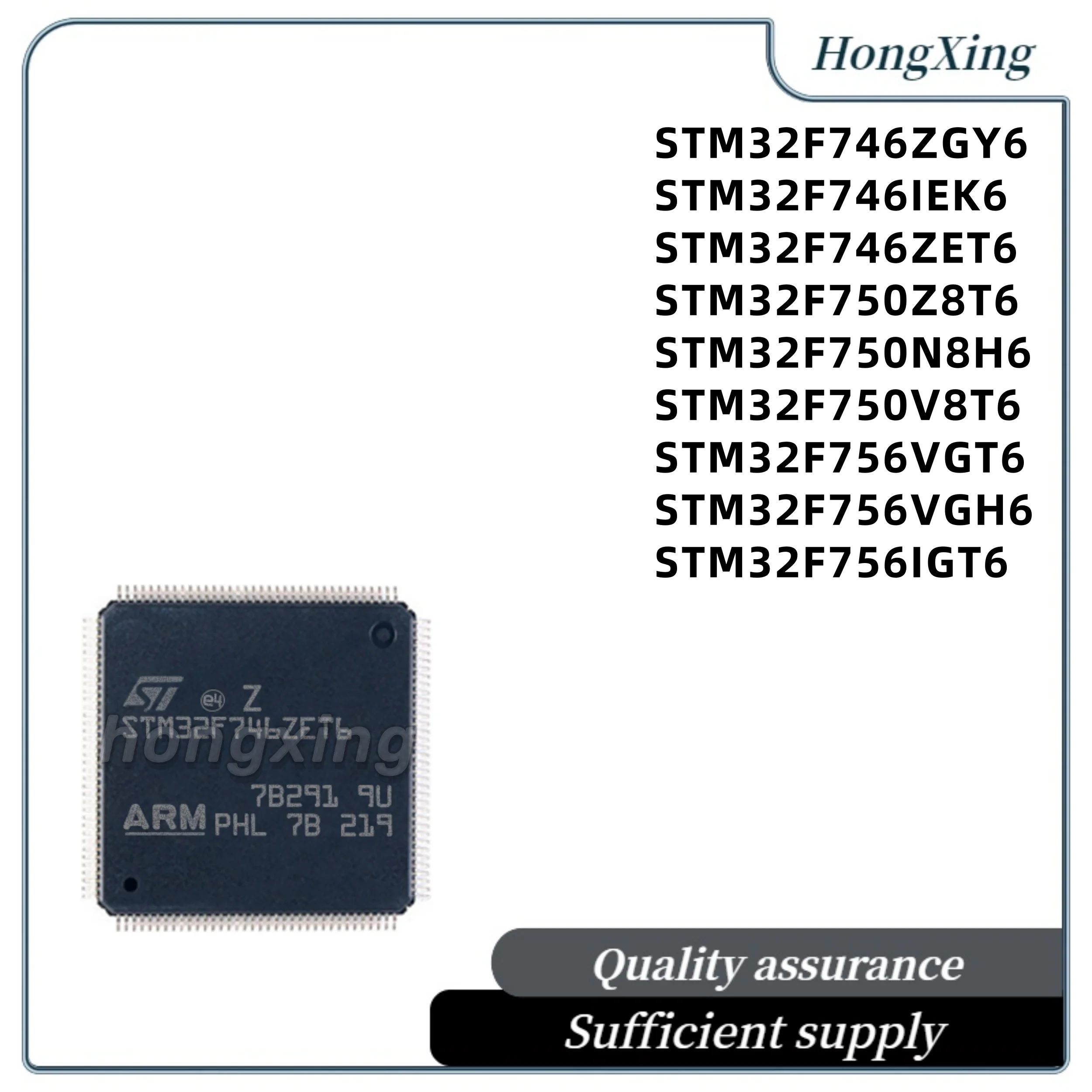

STM32F746ZGY6 STM32F746IEK6 STM32F746ZET6 STM32F750Z8T6 STM32F750N8H6 STM32F750V8T6 STM32F756VGT6 STM32F756VGH6 STM32F756IGT6