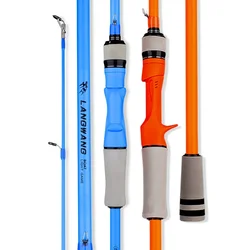 BAKAWA Spinning Casting Fishing Rod M Power Carbon For Freshwater Seawater Durable Fishing 1.65M 1.8M