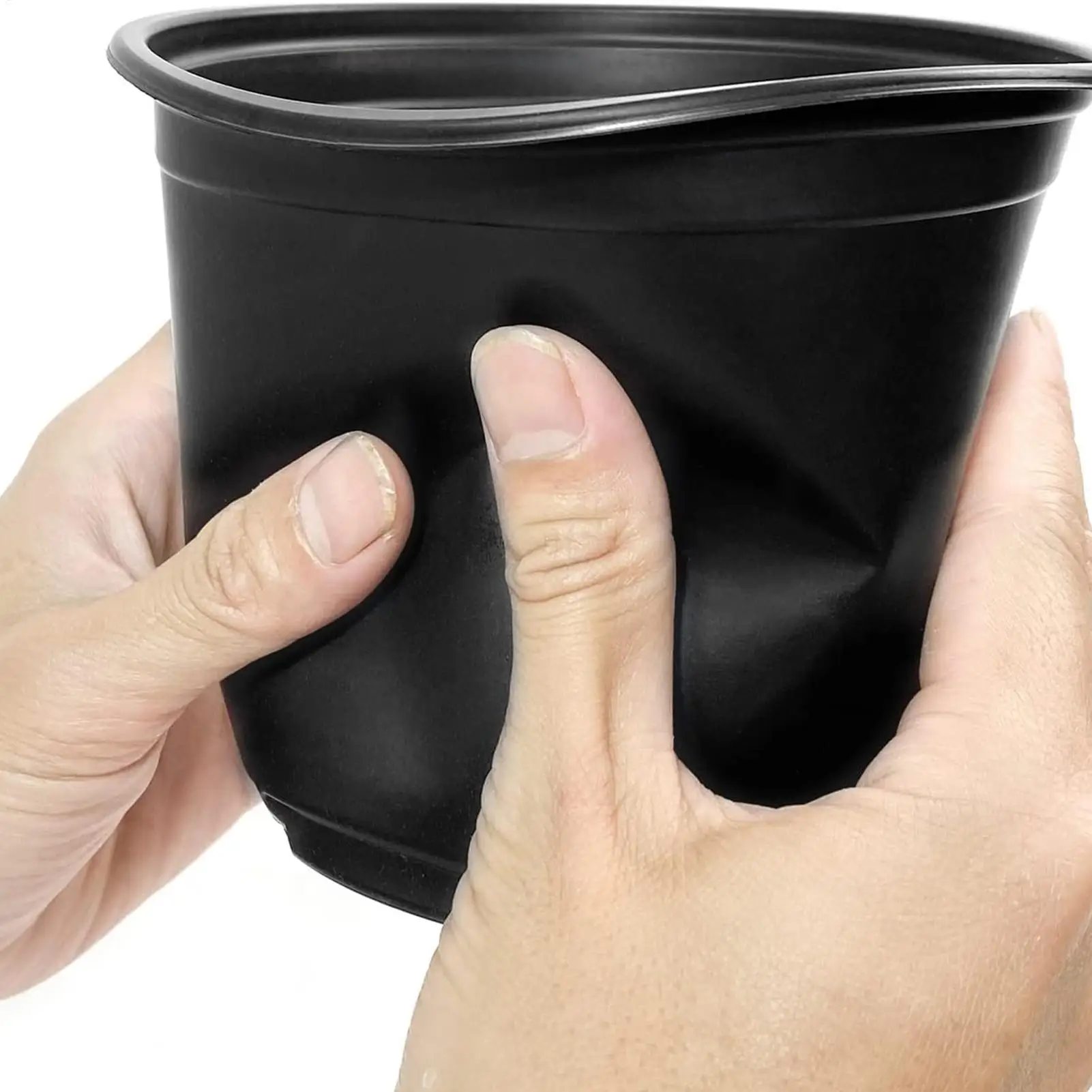 Planter Nursery Pots 100 Pieces Flower Grow Container With Drainage Holes 4inch Garden Pots For Indoor Outdoor Garden Backyard