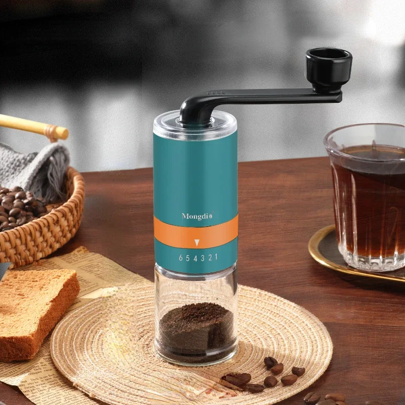 Adjustable Ceramic Core Coffee Grinder, Hand Coffee Bean Mill, Multi-Grade Portable Coffee Maker, Home Coffee Machine