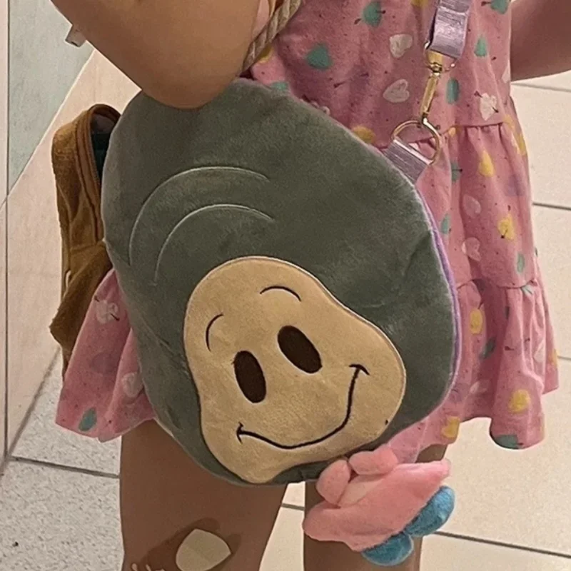 Monedero de felpa suave con forma de concha de ostra de Anime Alice en el país de las maravillas, mochila diagonal, accesorios de ropa para niña y niño, juguete, regalo de cumpleaños