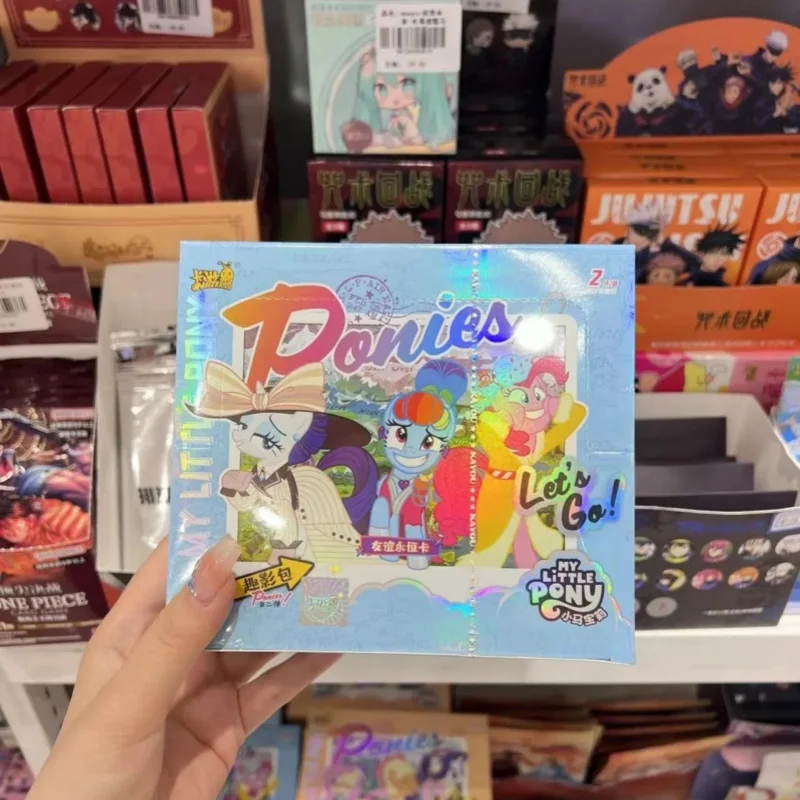 

Hot Sale Kayou Little Pony Anime Collectible Card Rainbow Bag Date Romantic Horse Festival Enjoy Your Day Acg Trading Card