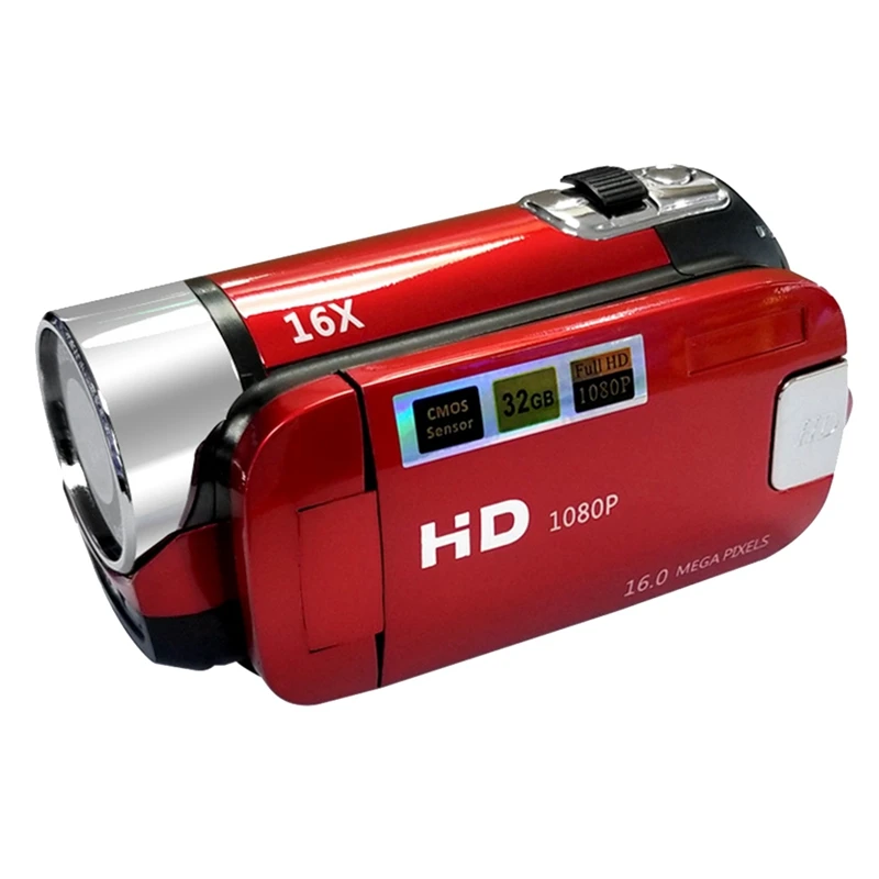 

A64T-DV 1080P Digital Camera Rotatable Screen Camcorders 16X Zoom HD Video Recorder With Fill Light US Plug