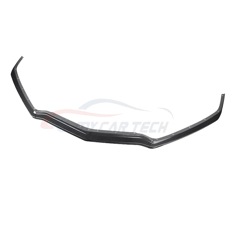 Dry Three-stage Carbon Fiber Front Lip  Bumper  Lip  for Chevrolet Corvette C8  Z06 Z51 2020-2023 Car Body Kit