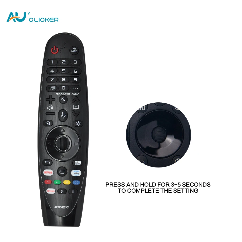 AKB75855501 Replacement Remote Control for Smart TV Infrared Remote Control for Multiple Smart TV Models