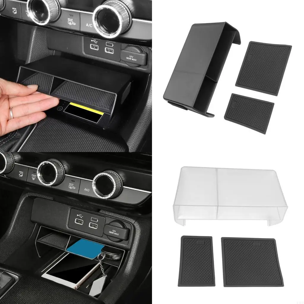 F1CF Automotive Accessory for 11th Gen 2022-2023 Holder Storage Box Pocket Easy Setup Interior Container Tray
