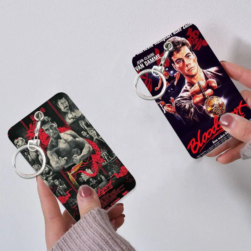 

Bloodsport Vintage Movie Fashion Leather Card Wallet Slim ID Protector for Office and School