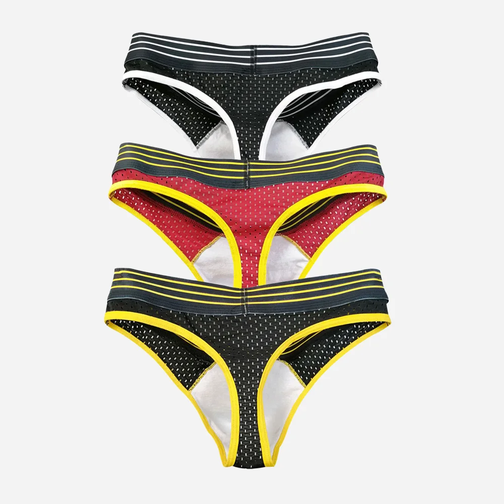 

Men Sexy Breathable Low Waist Big Pouch Elastic Summer Men's Panties Sexy Tоy Mens Underpants Thong Briefs Mens Sexy Underwear