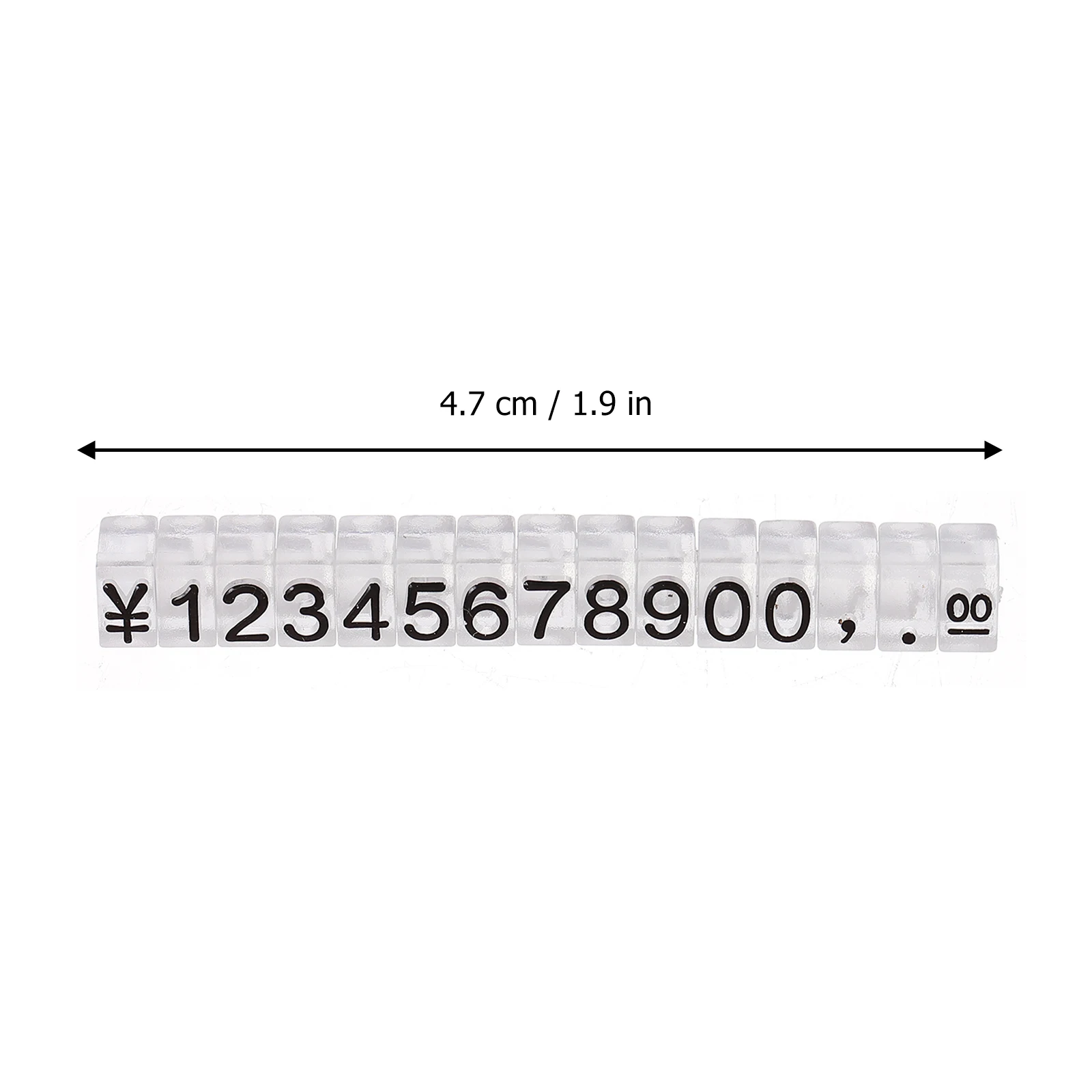 

10pcs Price Tags Jewelry Display Labels Store Showcase Signs Plastic Boards Price Labels Market Display Numbered Tags Stickers