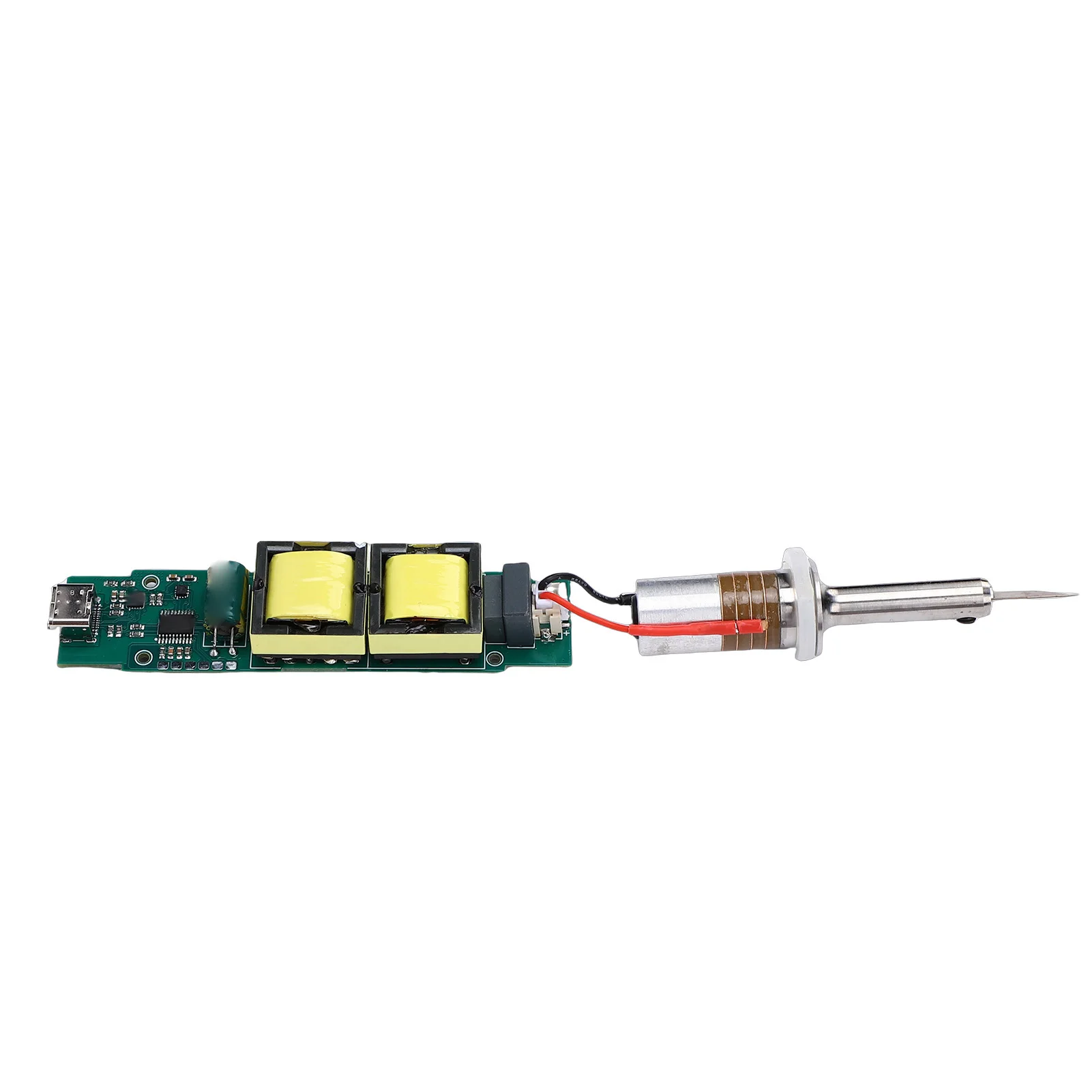 Ultrasonic Cutter Transducer 30W 40KHz Ultrasonic Cutting Tool Transducer Blade with Drive Module for 3D Print Plastic Wood Resi