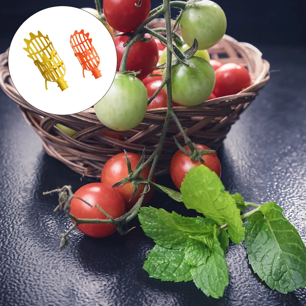 2 قطعة أداة منتقي الفاكهة S برتقالي L أصفر طريقة مرفق آمنة جهاز حصاد طويل الأمد لبستان المنزل