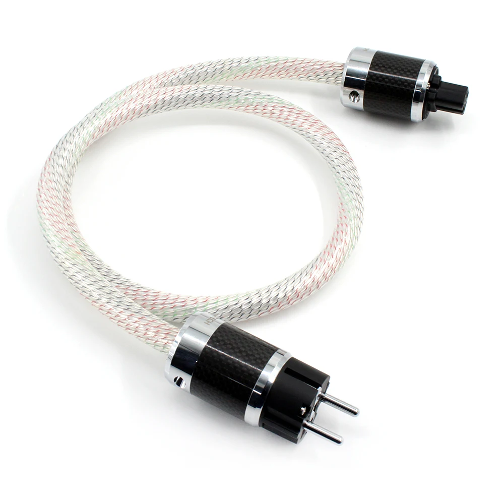 Netzkabel in Referenzqualität – 7N OFC mit dreifach vergoldetem EU-Stecker und kryo-behandeltem Kern ​