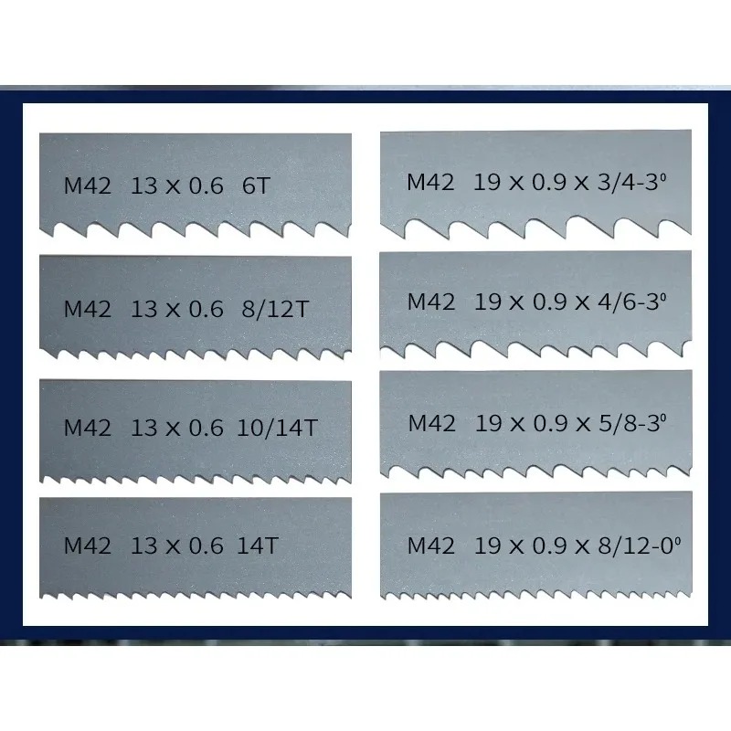 A fita do Bi-Metal viu as lâminas, M42, 1/2 ”lâmina da serra do metal para o corte da folhosa, 14Tpi, 1400 1140 1790 2240x13mm com 6