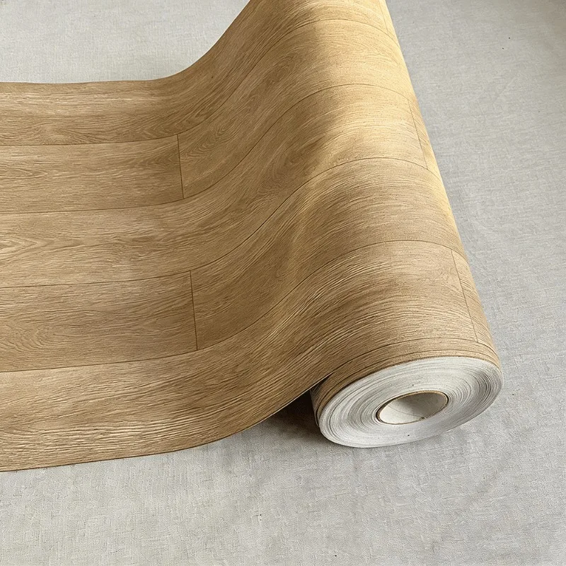 Waterproof Self-Adhesive Bathroom Floor Tile Stickers - Anti-Slip, Easy to Apply, Durable Wood Grain Design for Modern Bathrooms