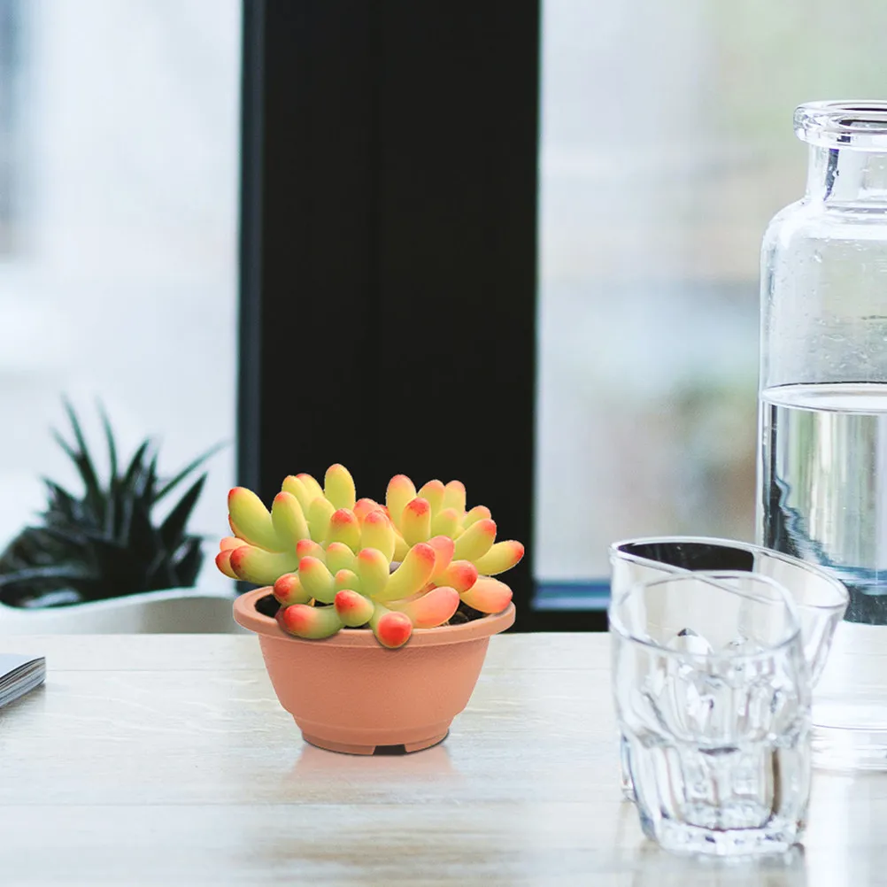 

Набор из 8 пластиковых горшков для растений, универсальные кашпо для сада, балкона, суккулентов