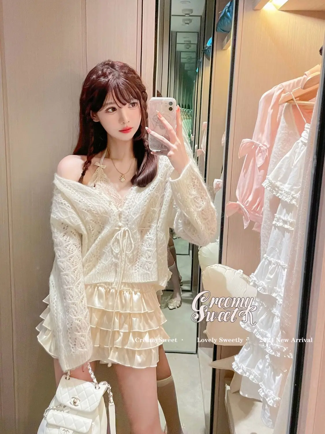 مثير الدانتيل تانك الأعلى المرأة الخامس الرقبة الرافعة منصات الفراشات الجمال الظهر الصدرية سترة الحلو جوفاء الدانتيل ملابس داخلية غير رسمية #4