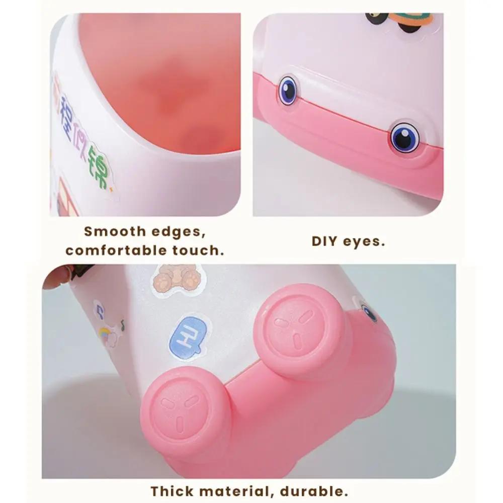 Cartoon Car Shape Pen Holder Multifunctional Large Capacity Pen Container Stationery Storage Bucket Back To School