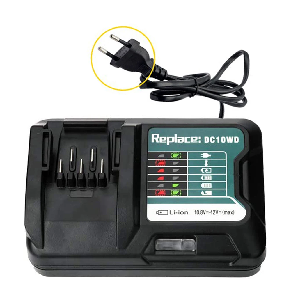 For Makita Fast Lithium Battery Charger for 10.8V 12V for DC10WD / DC10SB / DC10WC / BL1015 / BL1016 / BL1021B / BL1041B