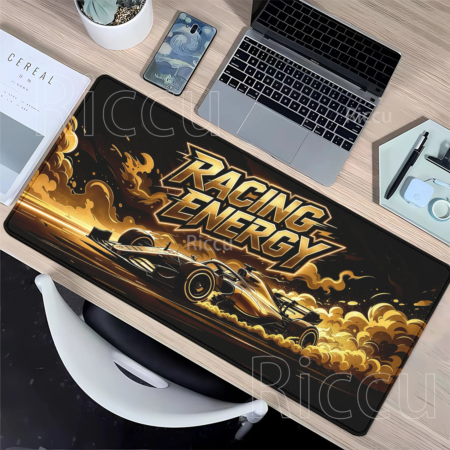 HD Printing Racing Car Mouse Pad PC Gaming Rubber Keyboard Overlock Mousepad Non-slip Base Offices Accessories ESports Desk Mat