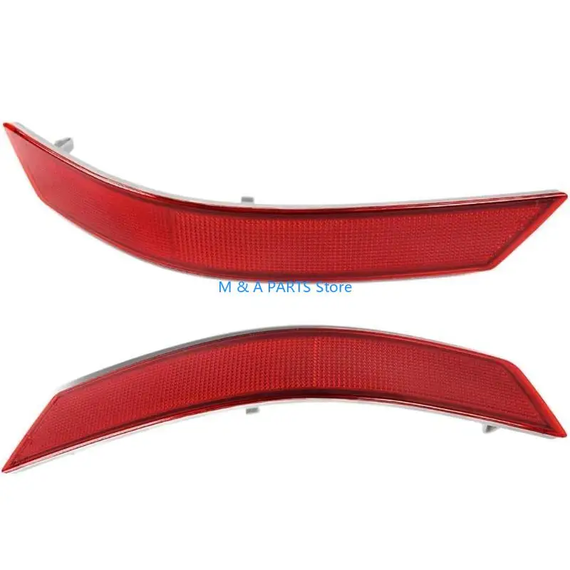 U1JF Lens Rear Fog Light Strips Bumper Reflector Trim 1648200374 1648201574 for ML-Class W164 ML320 ML350 2008-2011