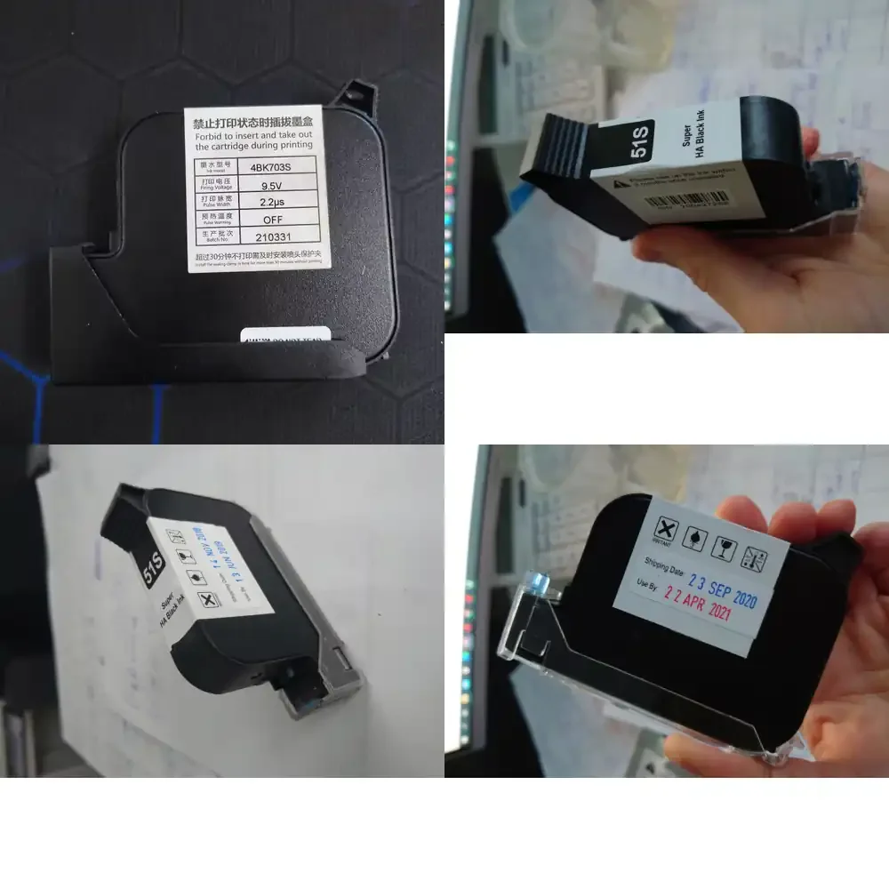 Black Ink Cartridges Application for Coding Machine