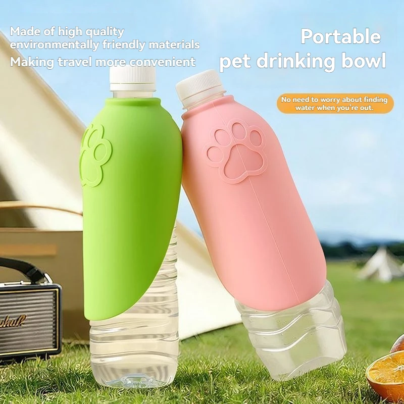 Portable Folding Dog Water Dispenser Outdoor Walking Pet Cup Convenient Travel Doggie Water Bowl