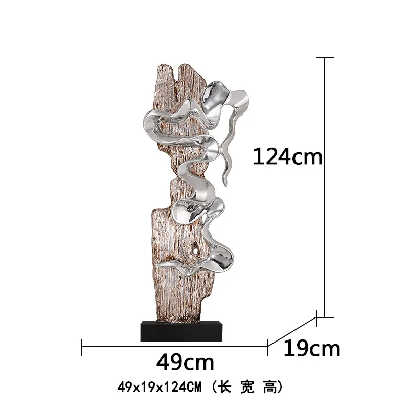 For European Style Creative Model House Villa New House KTV Club Lobby Handicrafts Large Floor Ornament