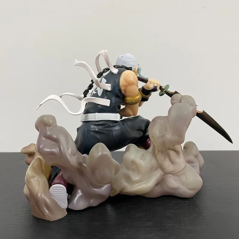 Figurine d'action de qualité supérieure avec effets spéciaux et affichage de scène, Demon Slayer, Kimetsu no Yaiba, Tengen Uzui Tourists Blade Mode