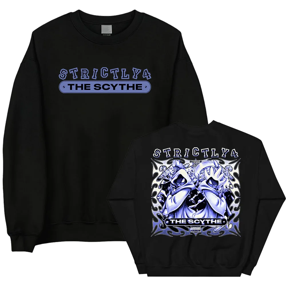 

Толстовка Denzel Curry Strictly 4 The Scythe с круглым вырезом, с длинными рукавами, флисовая, для женщин и мужчин, унисекс, Heavy Mental Band, пуловеры, суадерас